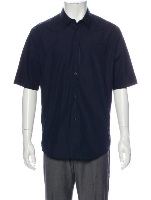 Hermès Short Sleeve Shirt Blue