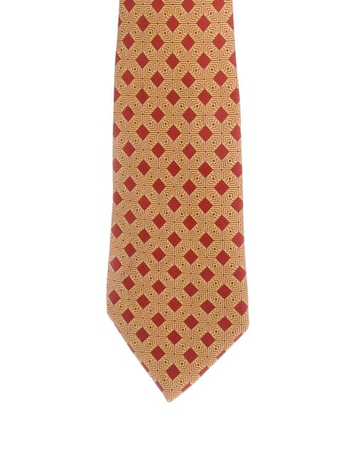 Hermès Silk Printed Tie