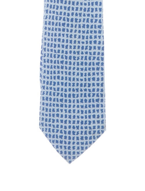 Hermès Silk Printed Tie