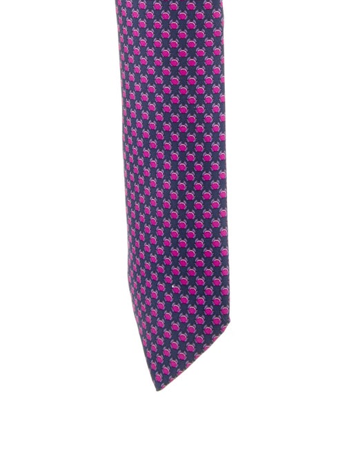 Hermès Silk Tie blue