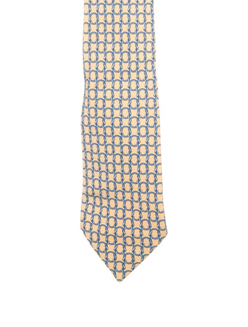 Hermès Silk Tie yellow