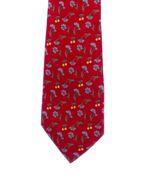 Hermès Silk Printed Tie