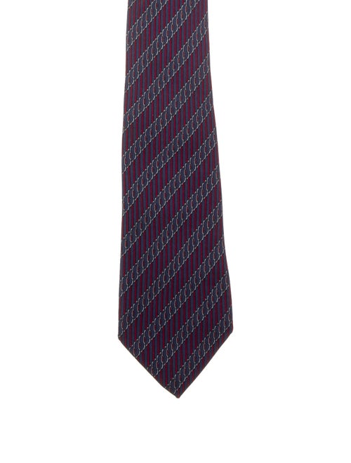 Hermès Silk Tie blue