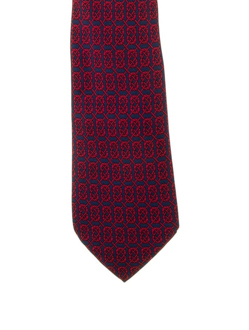 Hermès Silk Tie blue