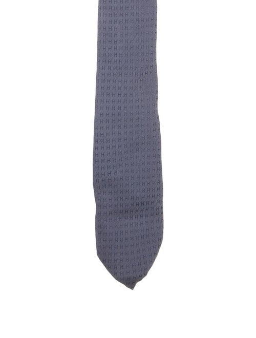 Hermès Silk Tie grey