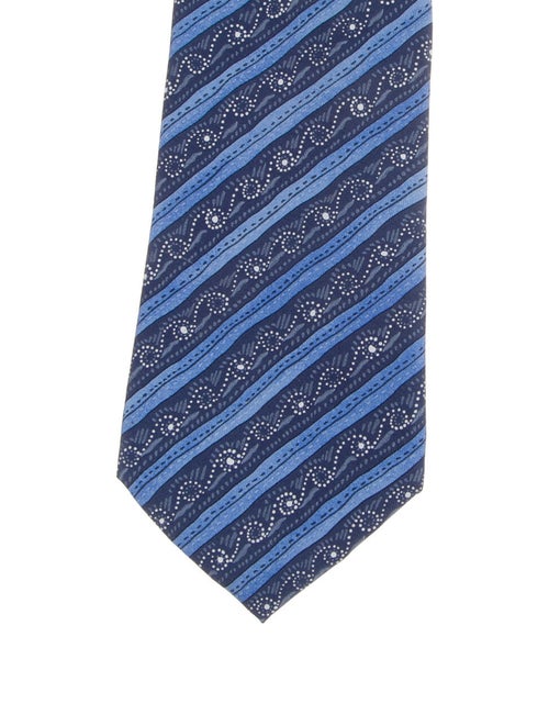 Hermès Silk Tie blue