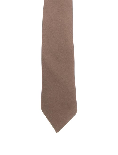 Hermès Silk Tie brown