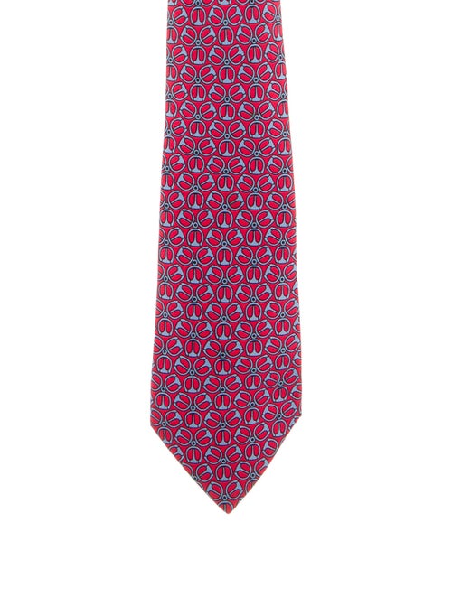 Hermès Silk tie red