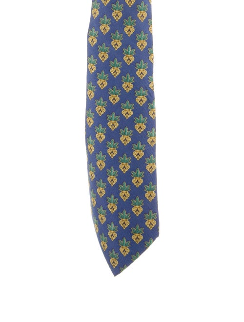 Hermès Silk Tie blue