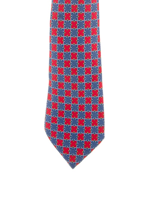 Hermès Silk Tie red