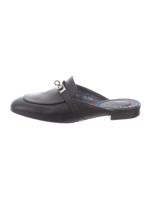 Hermès Oz Mules Leather Mules Black