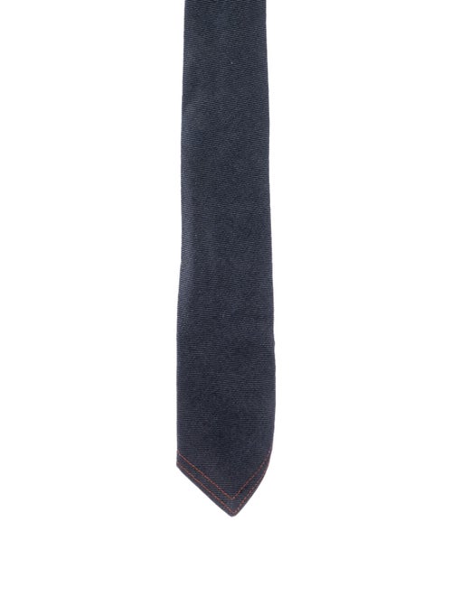 Hermès Cotton Tie blue