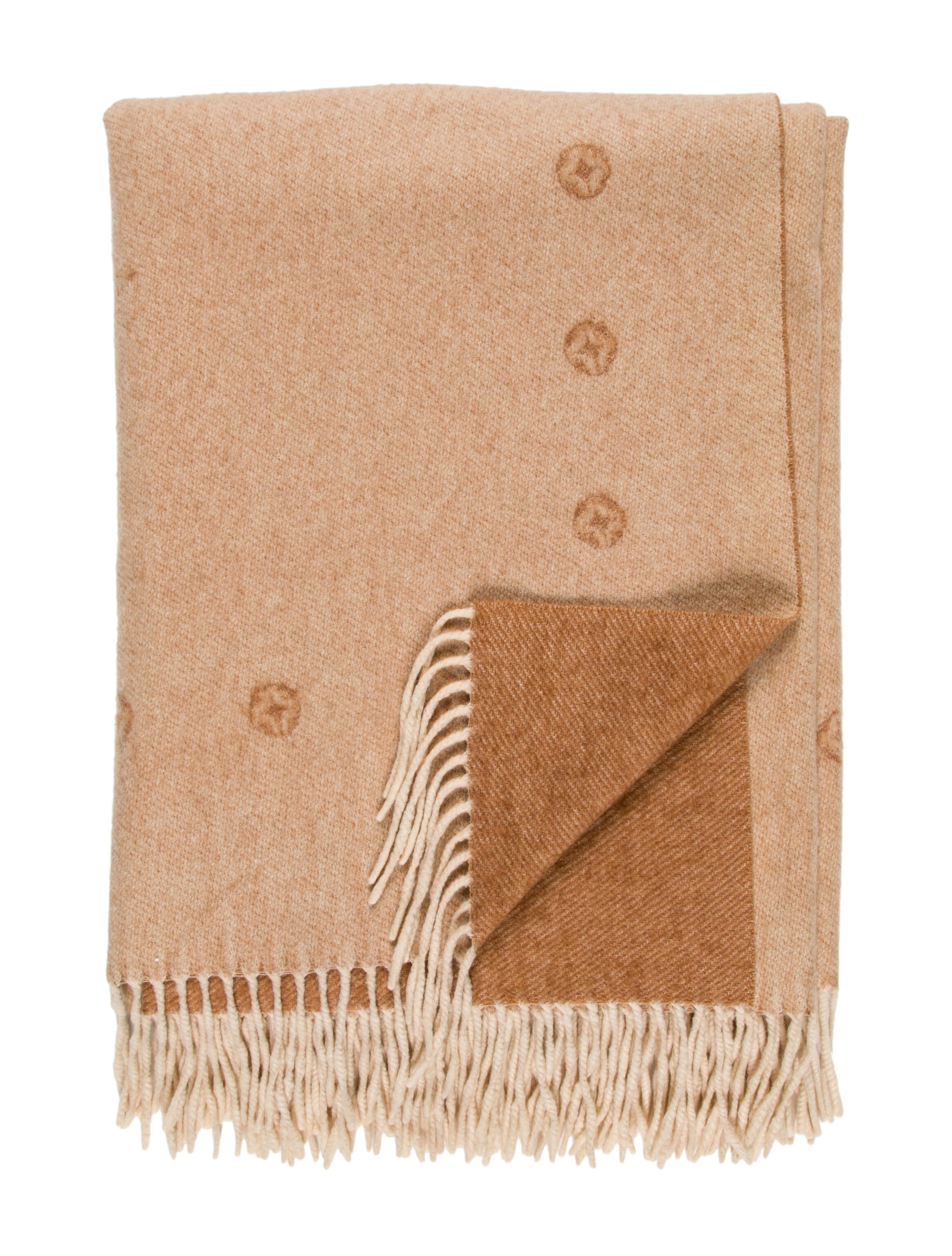 Hermès Cashmere Throw Blanket Pillows & Throws HER313010 The RealReal