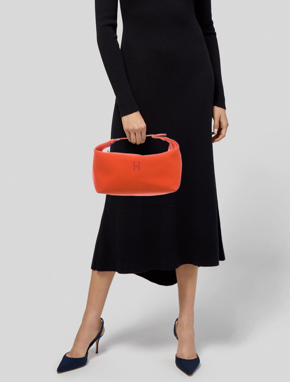 Hermès 2021 Large BrideABrac Case Orange Handle Bags, Handbags HER333564 The RealReal