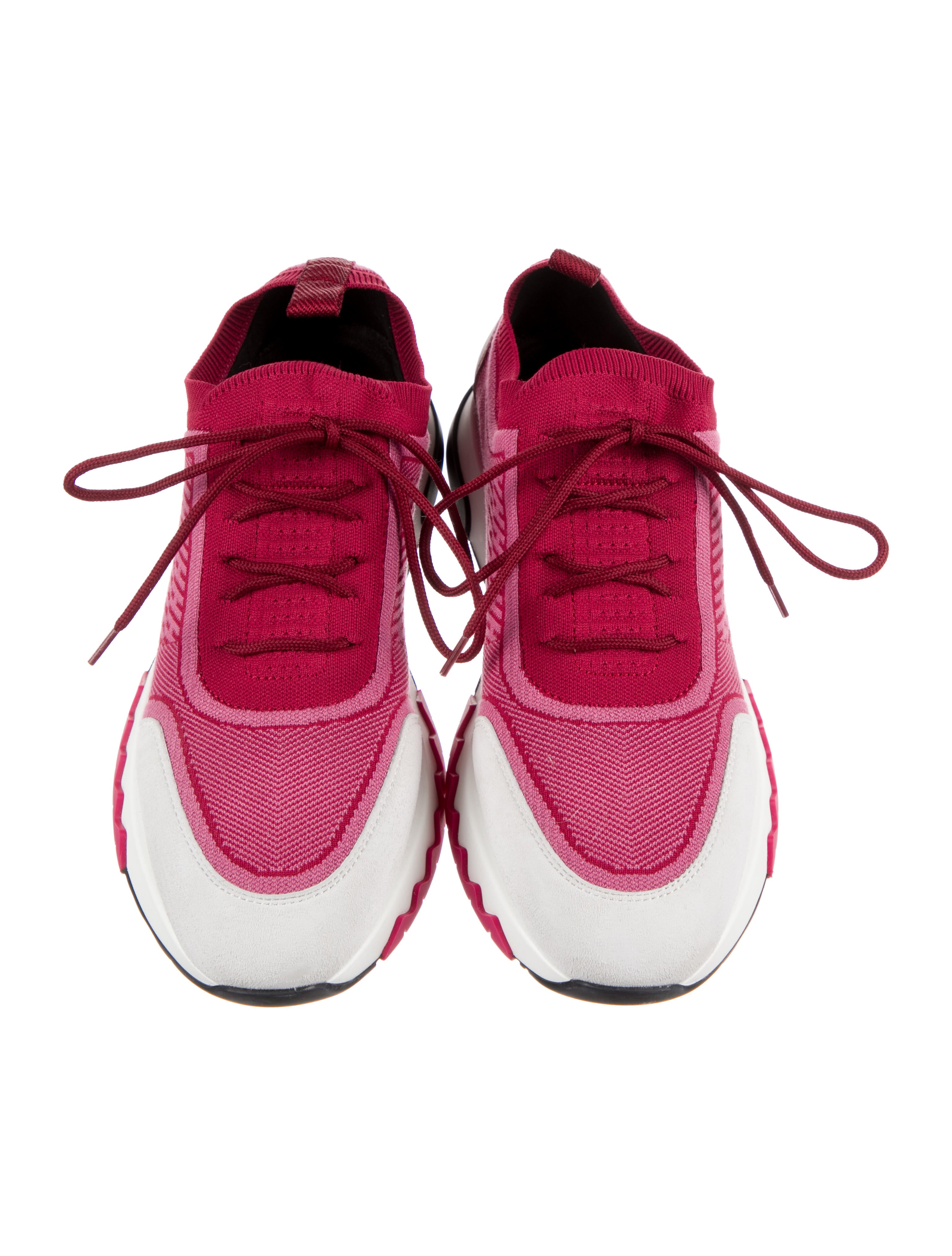HermÃ¨s Addict Sneakers - Burgundy Sneakers, Shoes - HER334244 | The RealReal