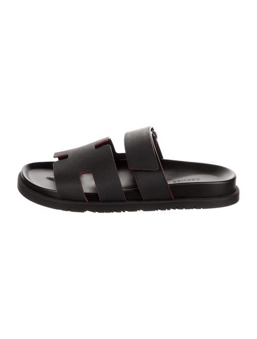 Hermès Chypre Leather Slides