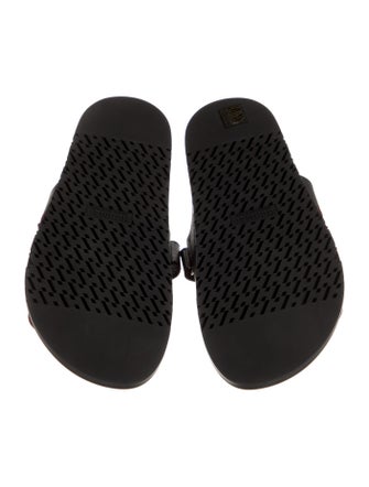 Hermès Chypre Leather Slides