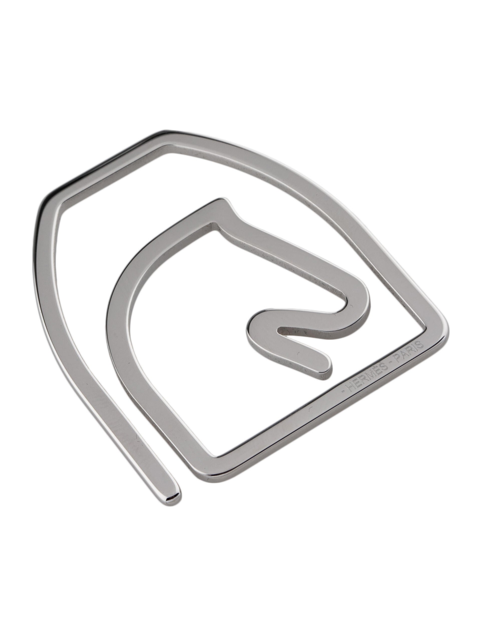 Hermès Equestre Bill Clip - Silver Money Clips, Accessories