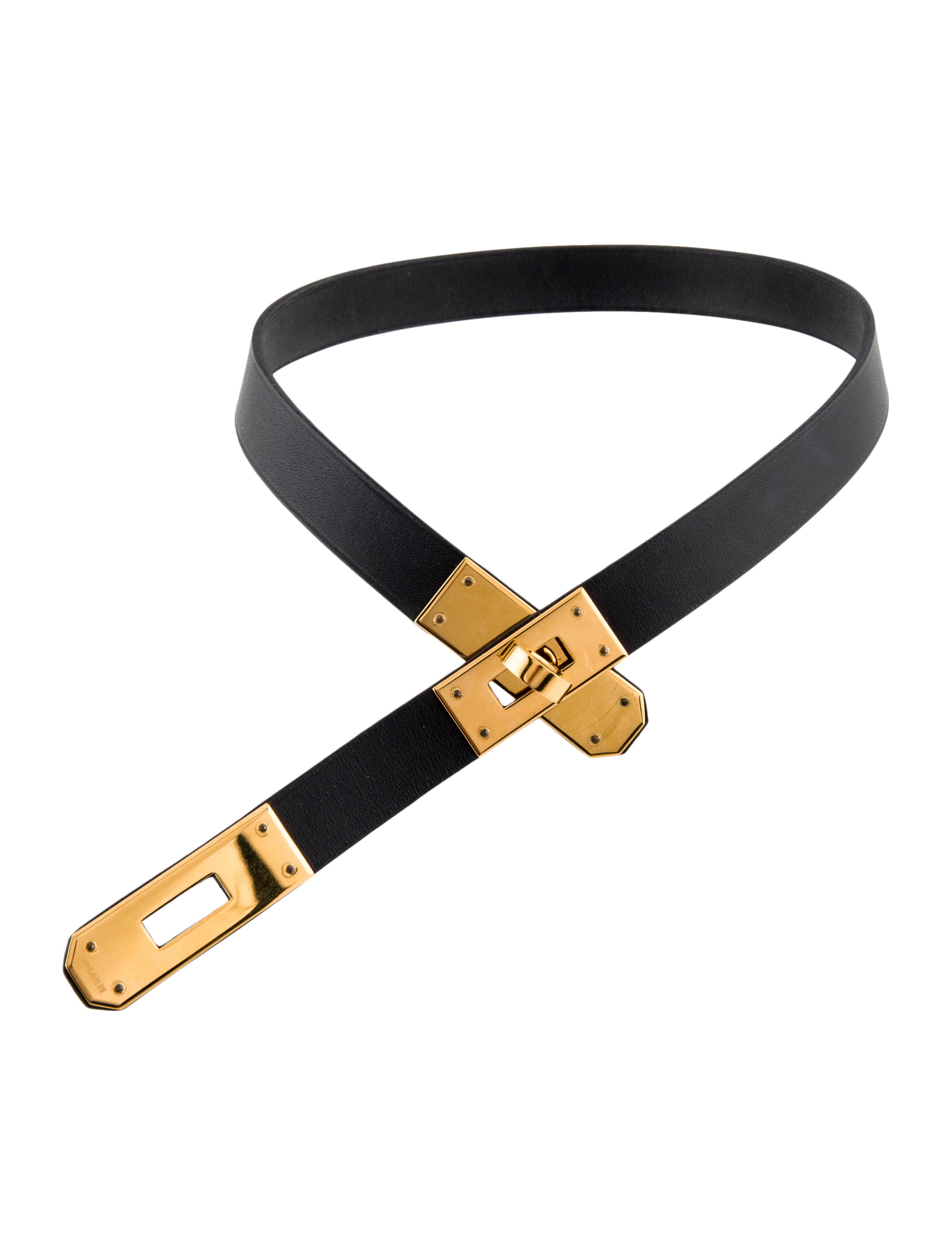 Hermès Kelly Choker Necklace - Black Choker, Necklaces - HER366667
