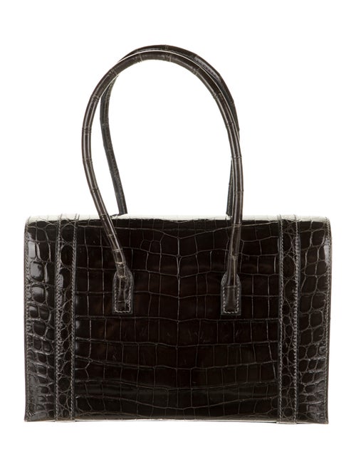 Hermès Shiny Niloticus Crocodile Drag 26