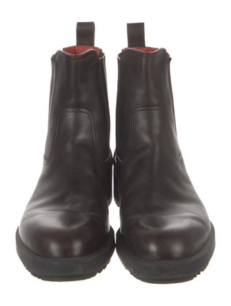 Hermès Leather Chelsea Boots