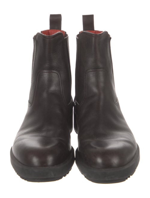 Hermès Leather Chelsea Boots