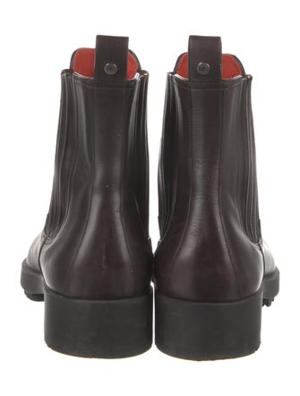 Hermès Leather Chelsea Boots