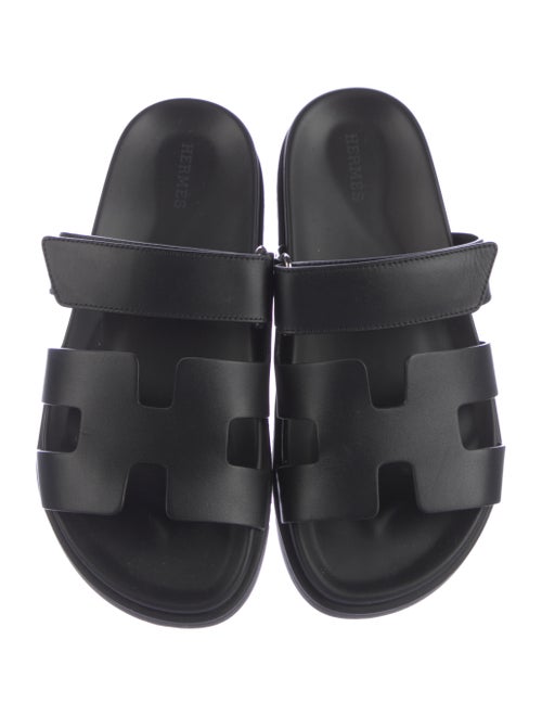 Hermès Chypre Leather Slides
