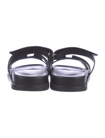 Hermès Chypre Leather Slides