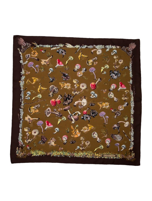 Hermès Champignons Scarf