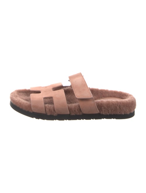 Hermès Chypre Shearling Shearling Slides