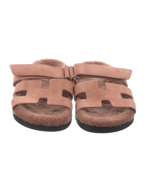 Hermès Chypre Shearling Shearling Slides