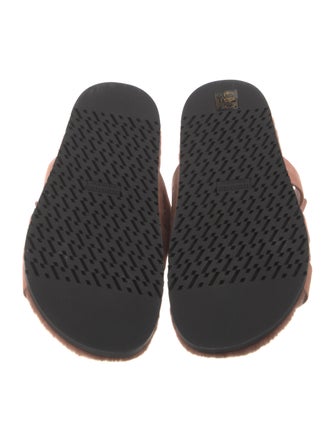 Hermès Chypre Shearling Shearling Slides