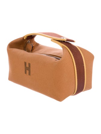 Hermès Toile Bride-A-Brac Small Travel Case