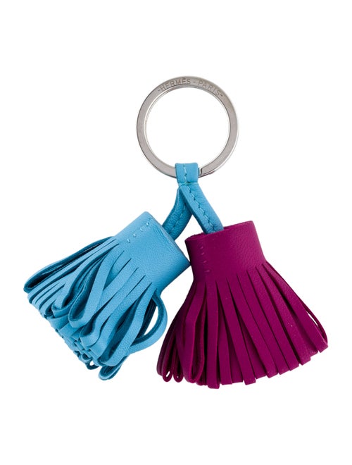 Hermès Carmen Pom Pom Duo Keychain