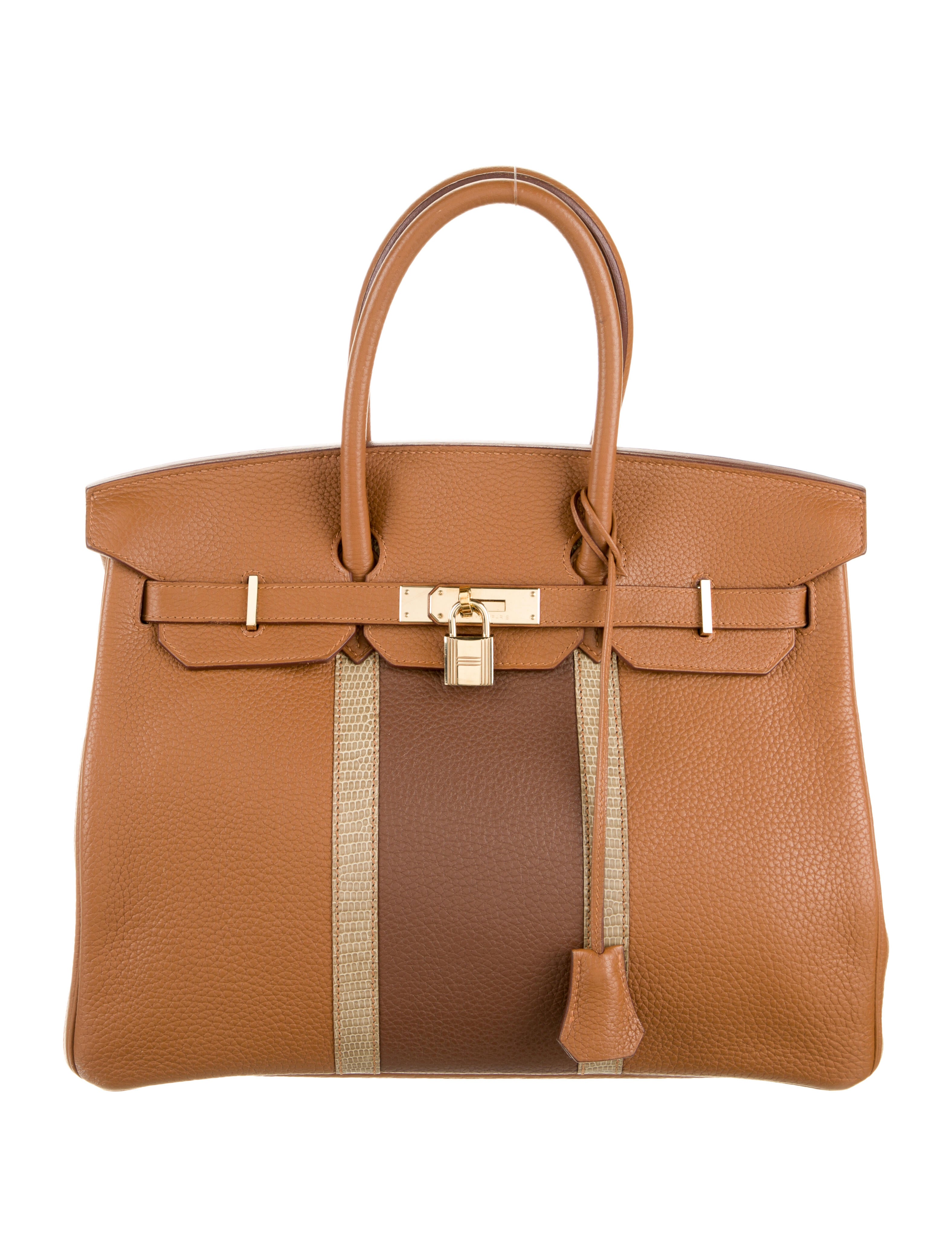 Hermès Lizard-Trimmed Clemence Club Birkin 35