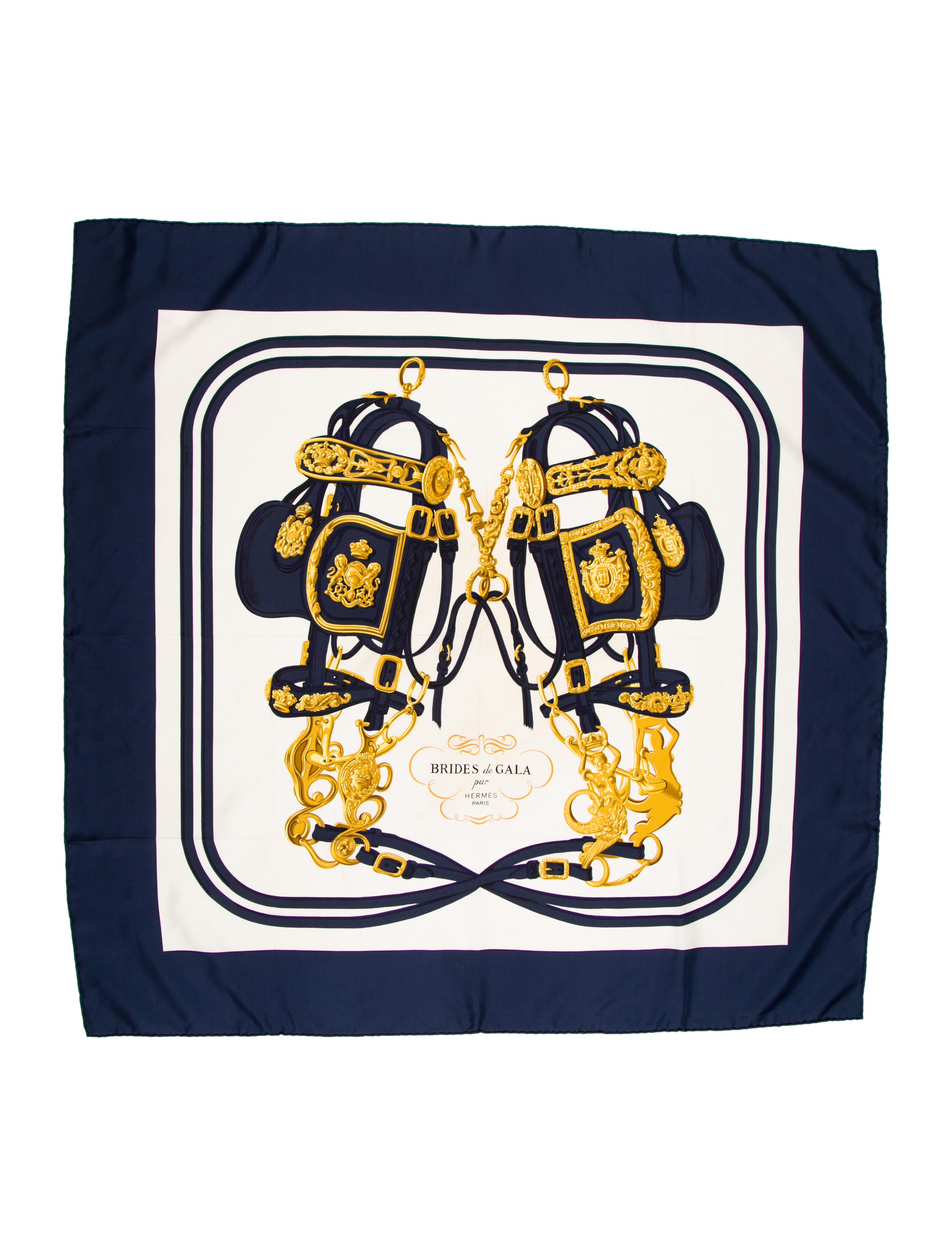 Hermès Brides de Gala Silk Scarf
