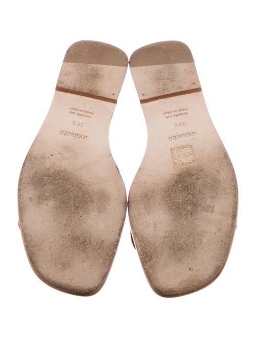 Hermès Oran Crocodile Sandals