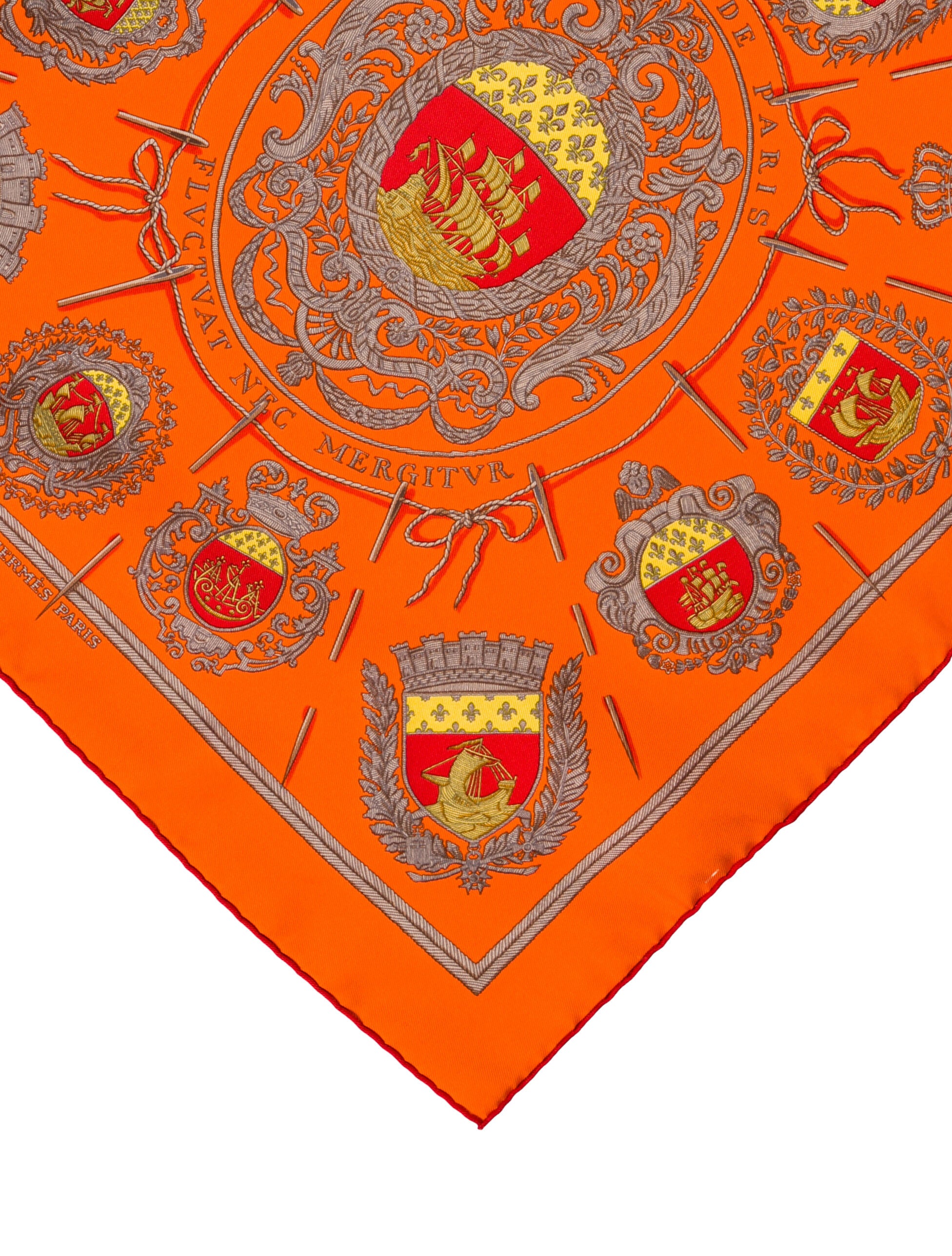 Hermès Les Armes de Paris Silk Scarf
