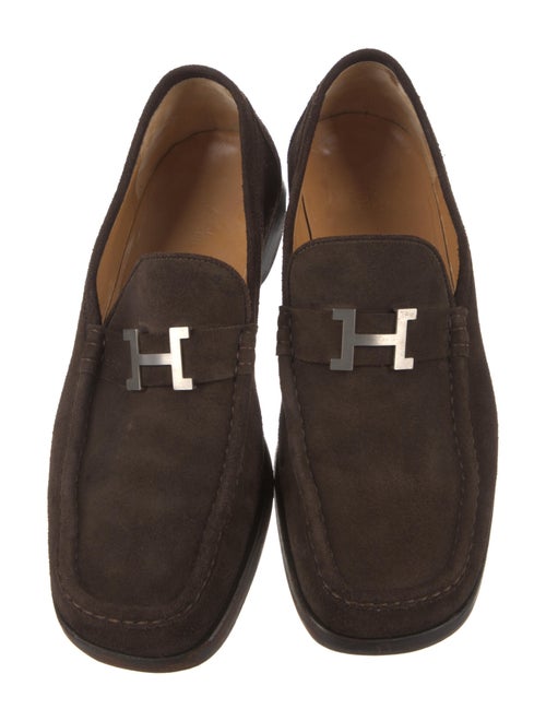 Hermès Suede Boat Shoes