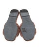 Hermès Oran Shearling Fur Slides