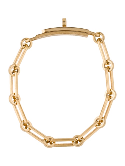 Hermès 18K Diamond Small Kelly Chaine Bracelet