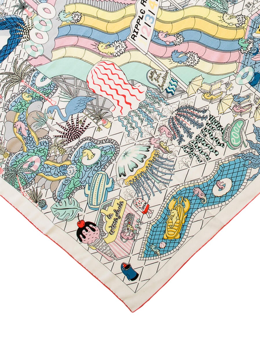 Hermès Splash Park Cashmere Shawl