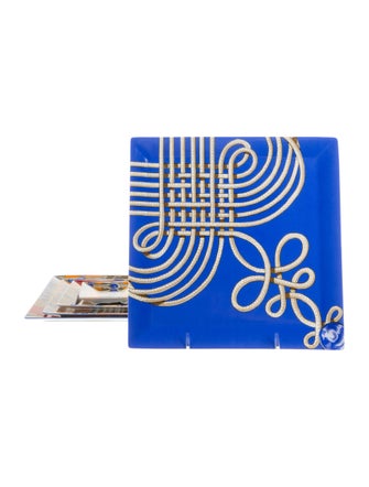 Hermès 5-Piece Brandebourgs Square Plate Set