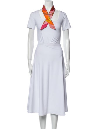 Hermès Eperon d'Or Silk Twilly Scarf