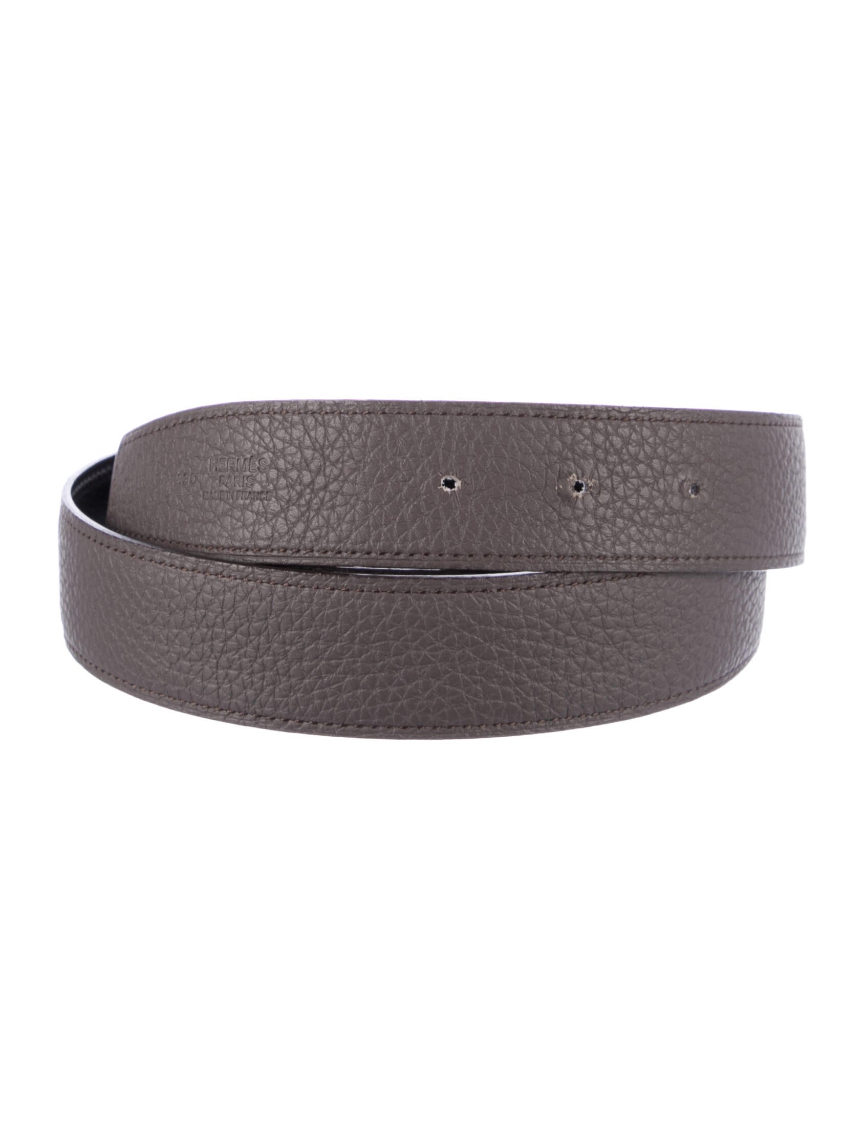 Hermès Reversible 32 mm Belt Strap Belt Strap Black Belts