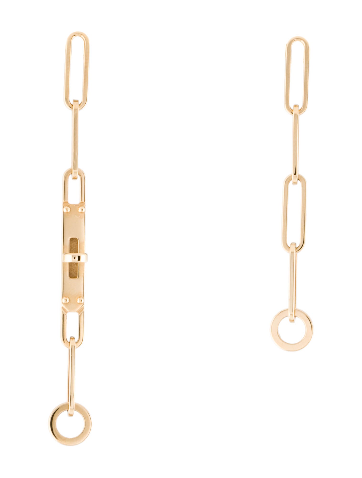 HERMES 稀少 上品 ロング ピアス ゴールド ケリー Kelly Chaine ピアス 《ケリー・クロシェット》 | Hermès - エルメス-公式サイト