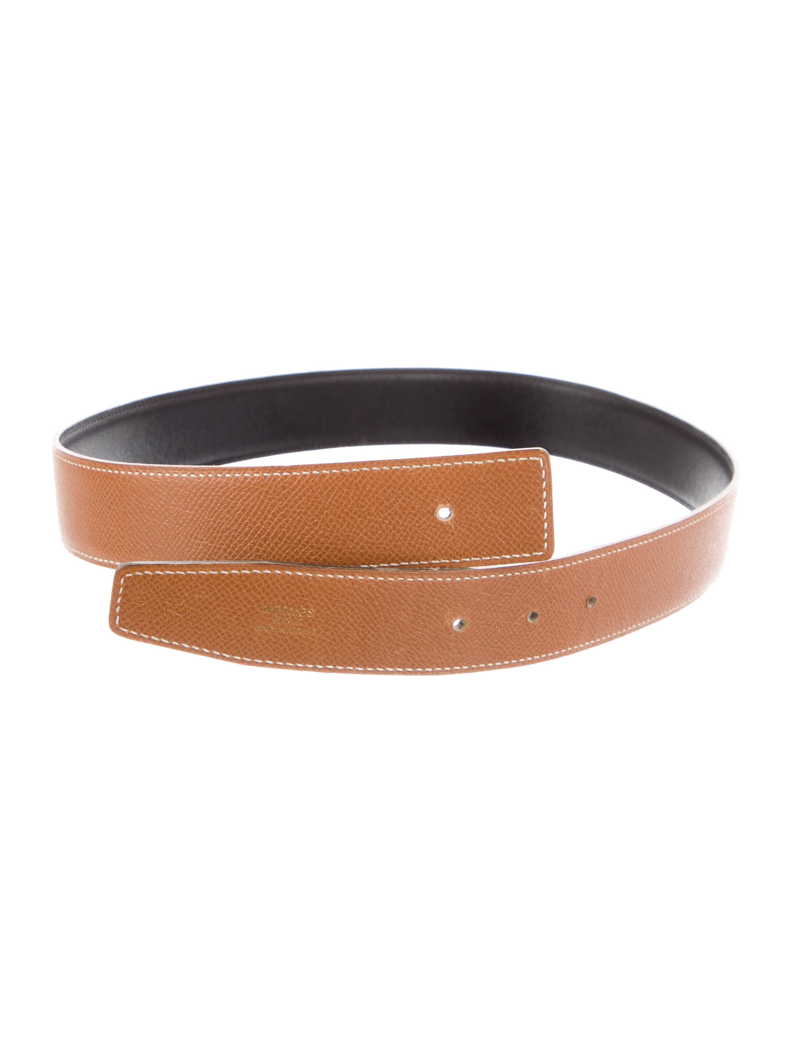 Hermès Reversible H Belt Kit Brown Belts, Accessories HER29909