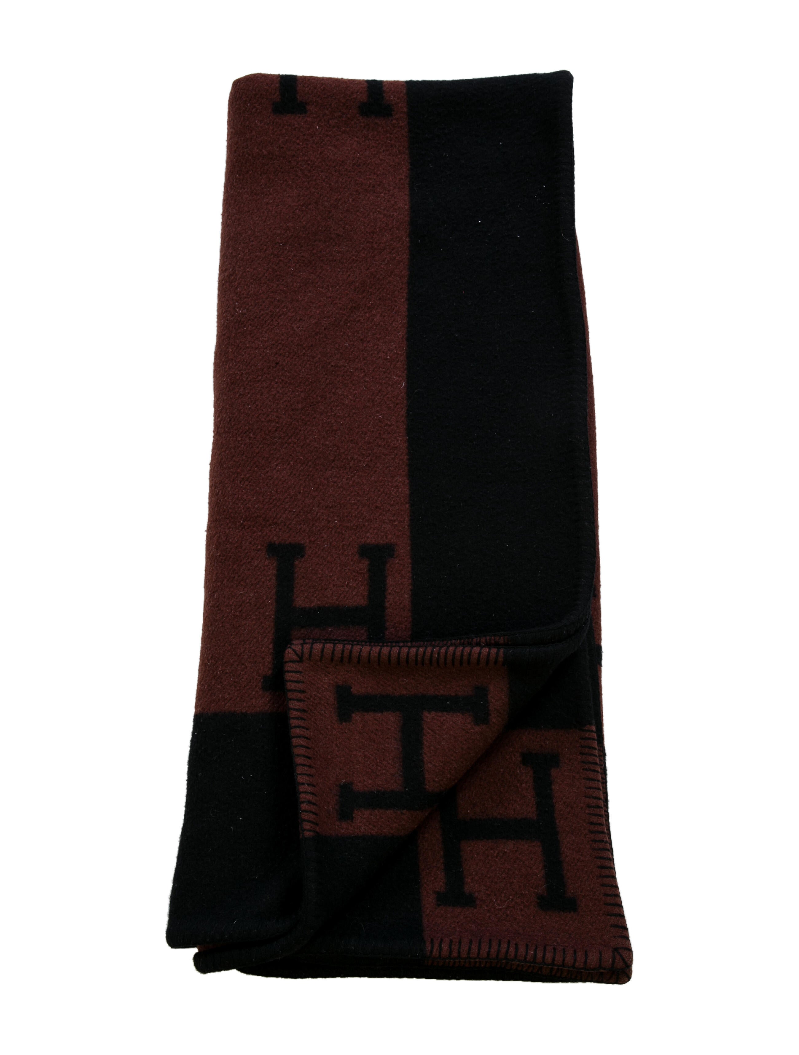 Hermès Avalon III Throw Blanket Brown Throws, Pillows & Throws