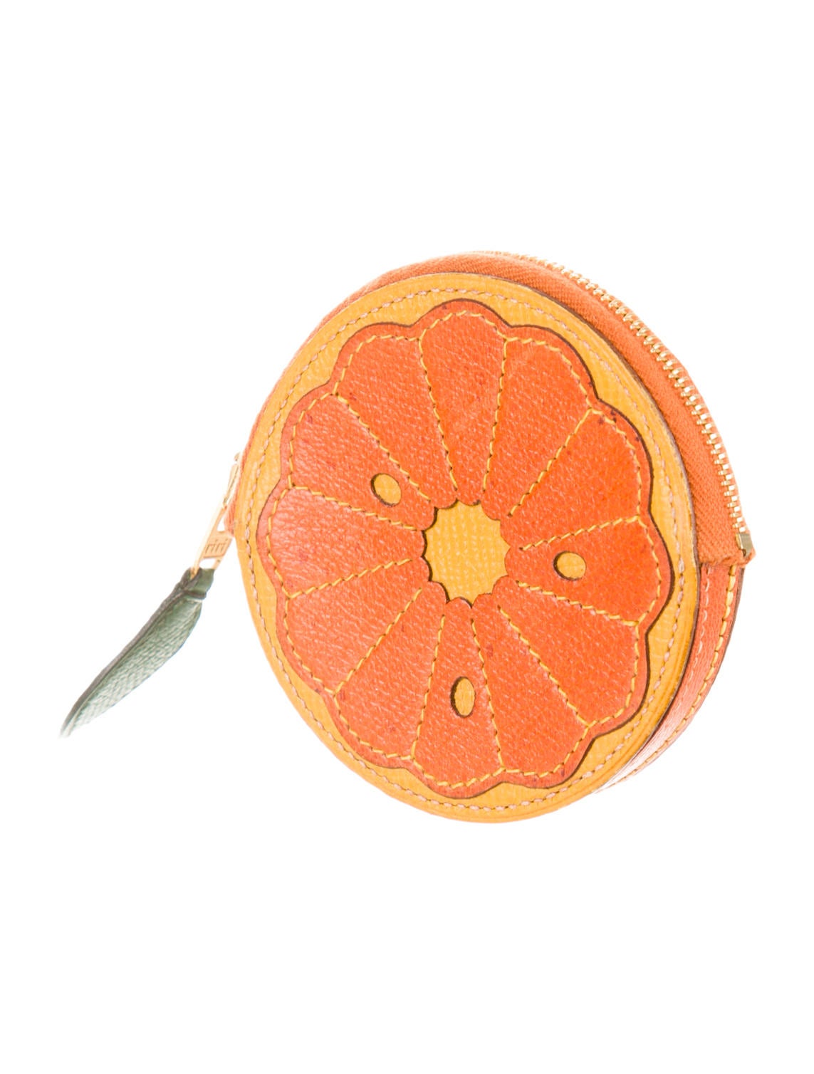 Hermès Orange Coin Purse Orange Wallets, Accessories HER45445 The